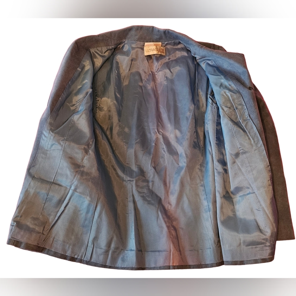 Vintage 70s Ultra Suede Skirt Suit - Picture 4 of 13